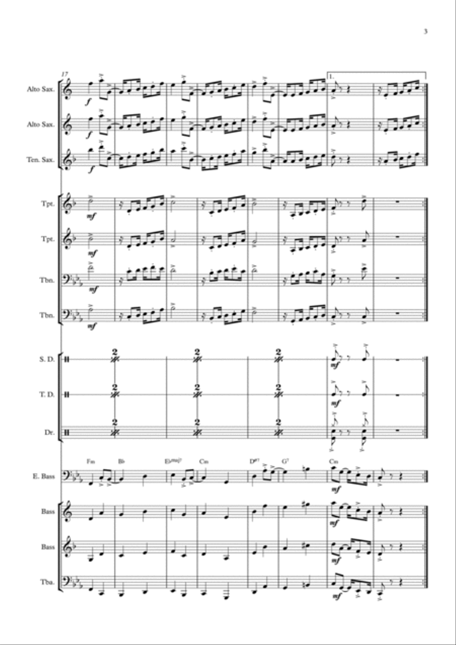 Zé Lacraia Concert Band scores gallery preview page 4