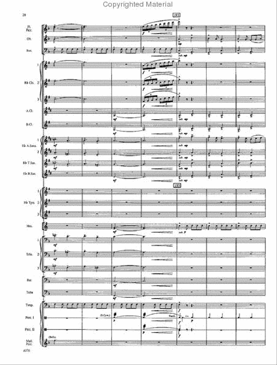 West Highlands Sojourn Concert Band scores gallery preview page 29