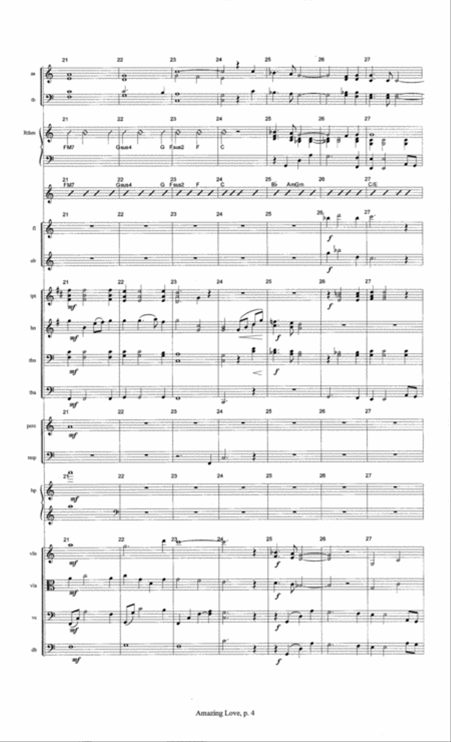 Amazing Love Choir scores gallery preview page 5