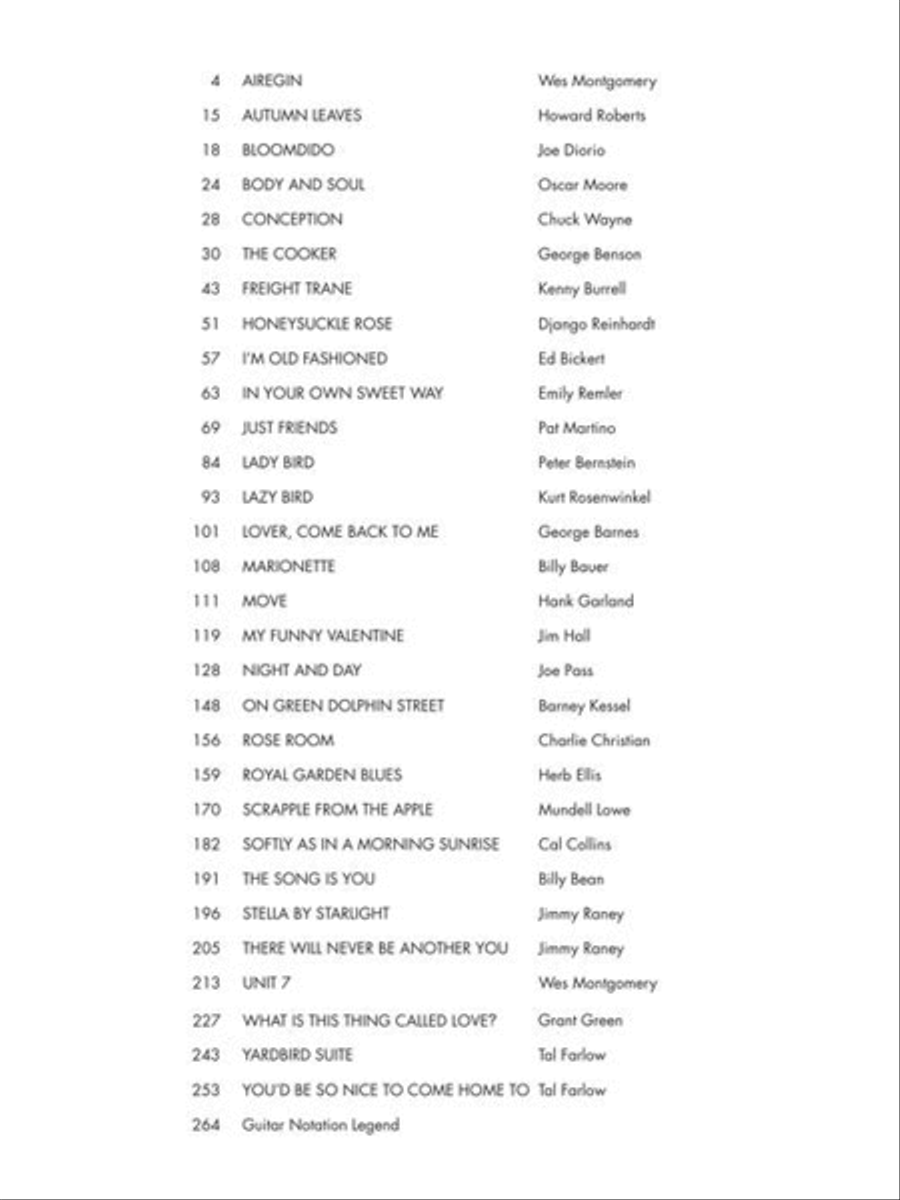Jazz Guitar Omnibook Electric Guitar scores gallery preview page 3