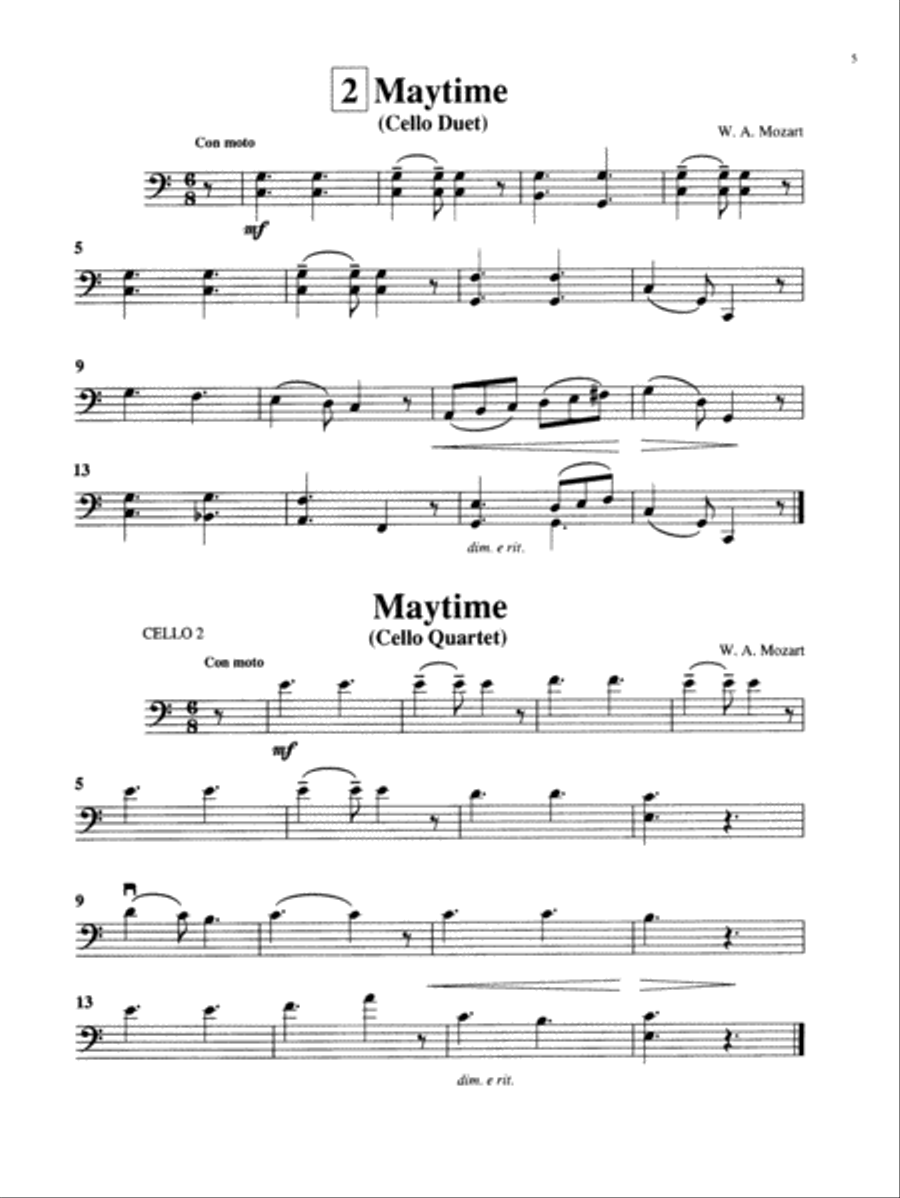 Ensembles for Cello, Volume 2 Cello scores gallery preview page 5