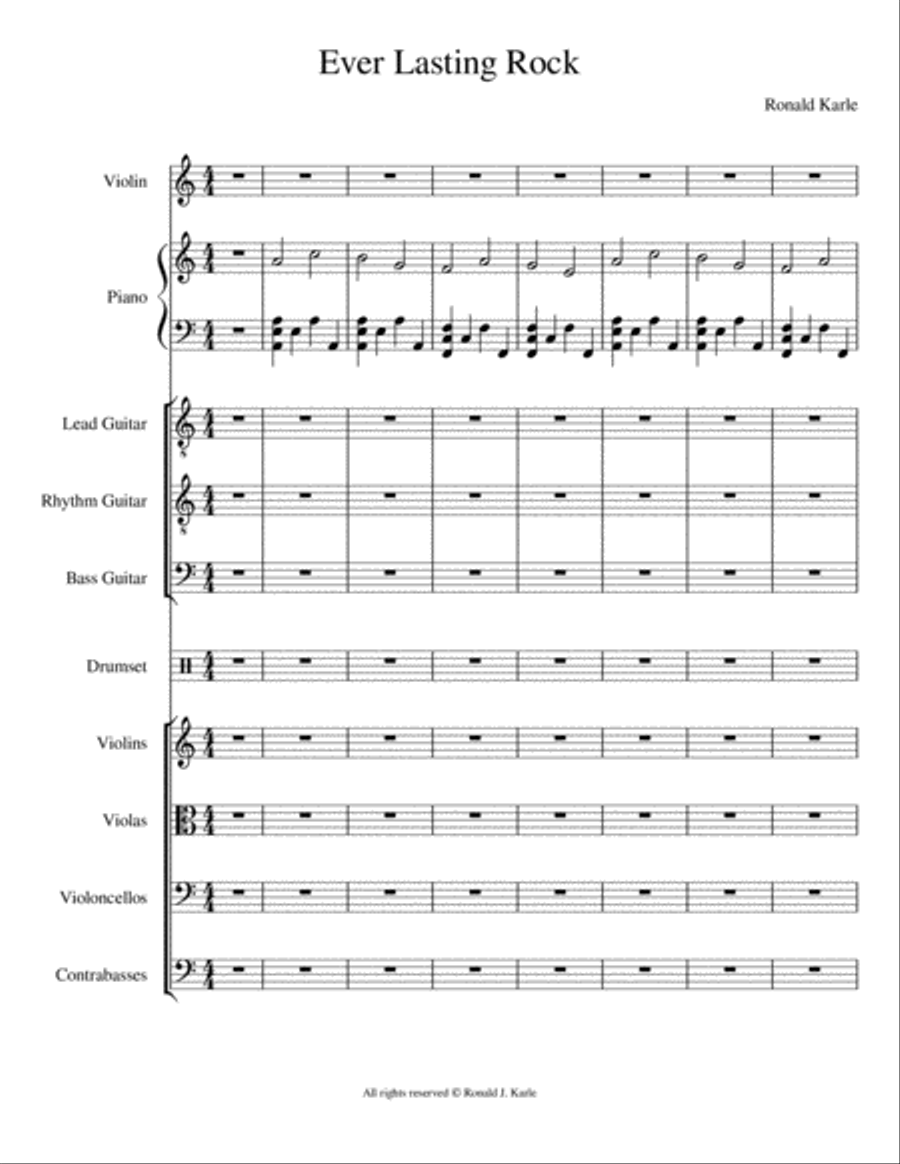 Ever Lasting Rock Ever Lasting Rock Chamber Orchestra scores gallery preview page 2