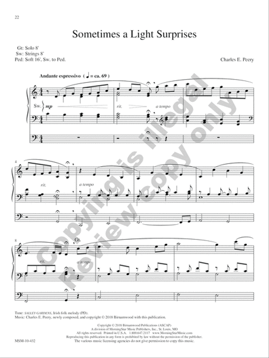 In Memoriam: Funeral Music for Organ Organ Solo scores gallery preview page 27