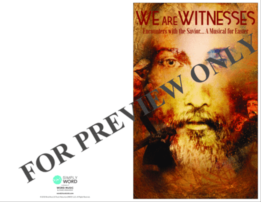We Are Witnesses - Bulletins (100-pak) Choir scores gallery preview page 2