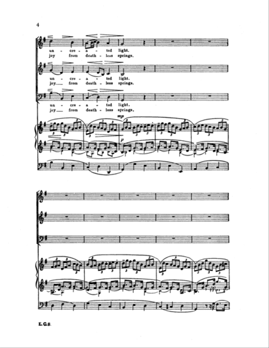 Jesu, joy of man's desiring, BWV 147 3-Part scores gallery preview page 4