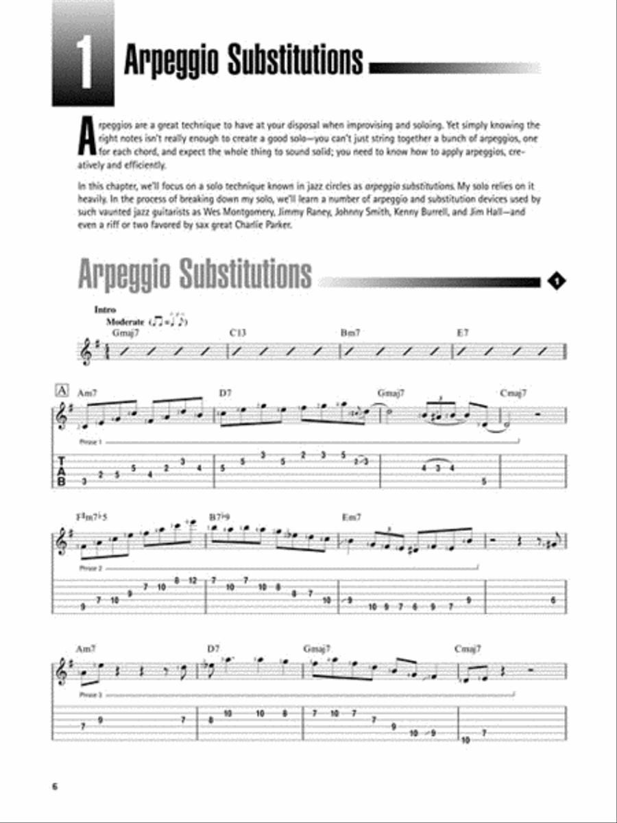 Jazz Solos for Guitar Electric Guitar scores gallery preview page 4
