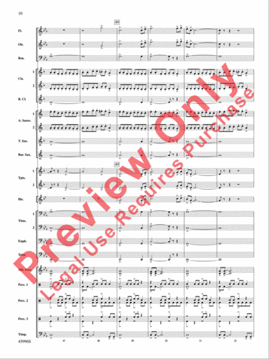 Terracotta Warriors Concert Band scores gallery preview page 11
