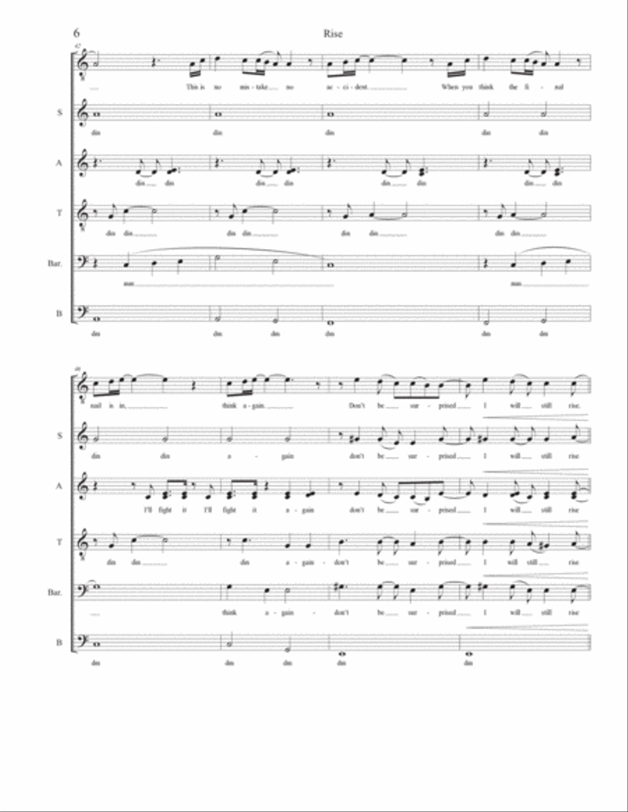 Rise 4-Part scores gallery preview page 6