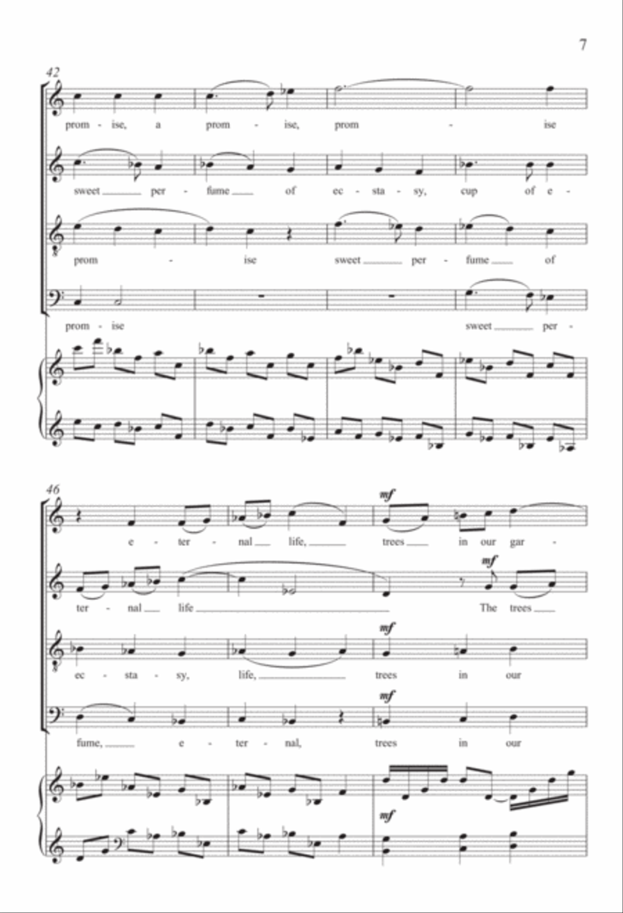 Our Garden of Life Our Garden of Life 4-Part scores gallery preview page 6