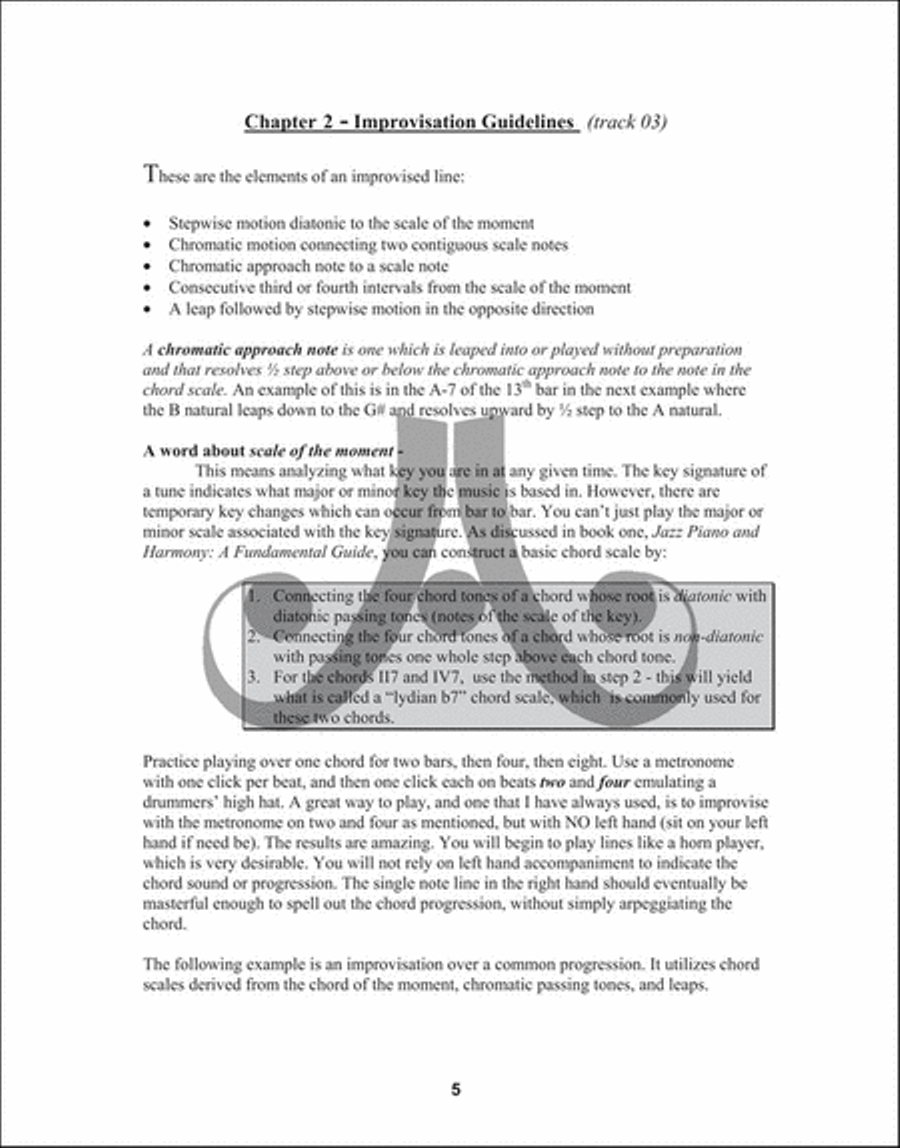 Jazz Piano And Harmony - Avanced Guide Piano Solo scores gallery preview page 5