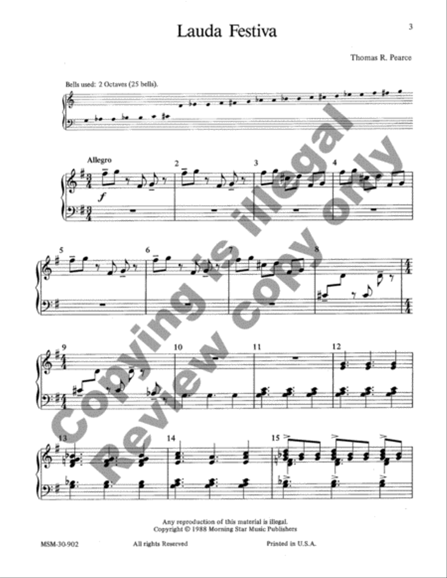 Lauda Festiva 2-Octaves scores gallery preview page 7