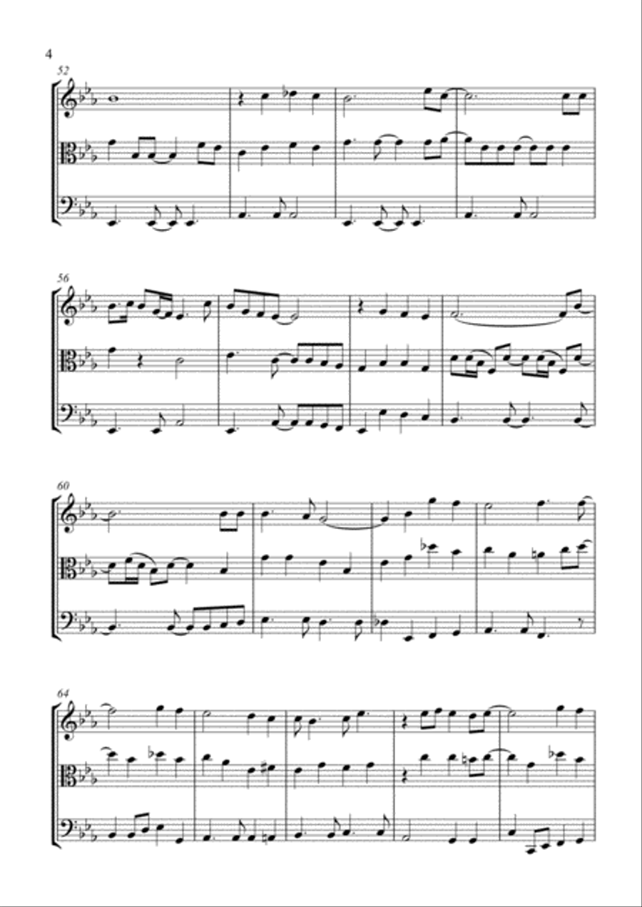 Bridge Over Troubled Water String Trio scores gallery preview page 4