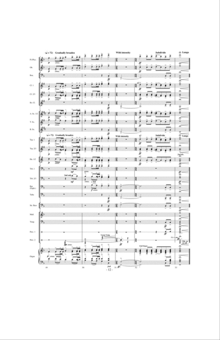 Crown Him With Many Crowns Concert Band scores gallery preview page 11
