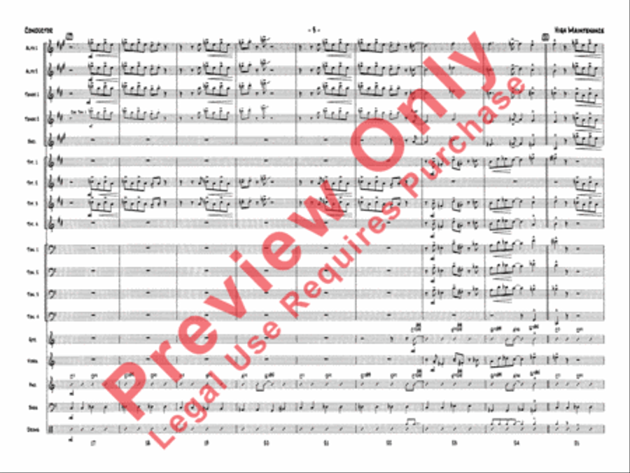 High Maintenance High Maintenance Jazz Ensemble scores gallery preview page 6