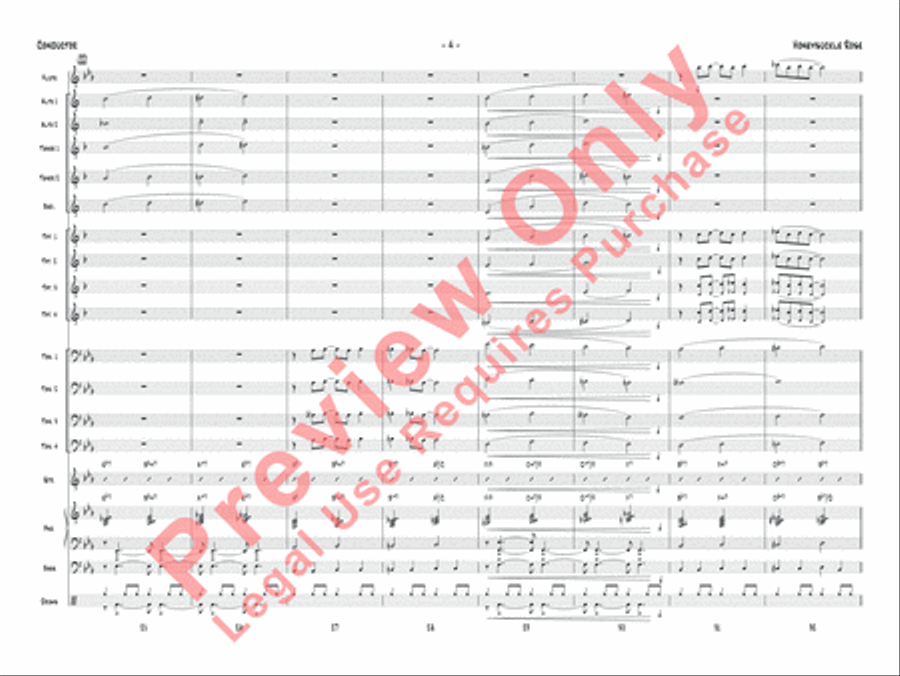 Honeysuckle Rose Jazz Ensemble scores gallery preview page 7