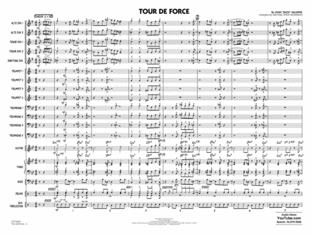 Tour De Force (arr. Michael Philip Mossman) - Conductor Score (Full Score)