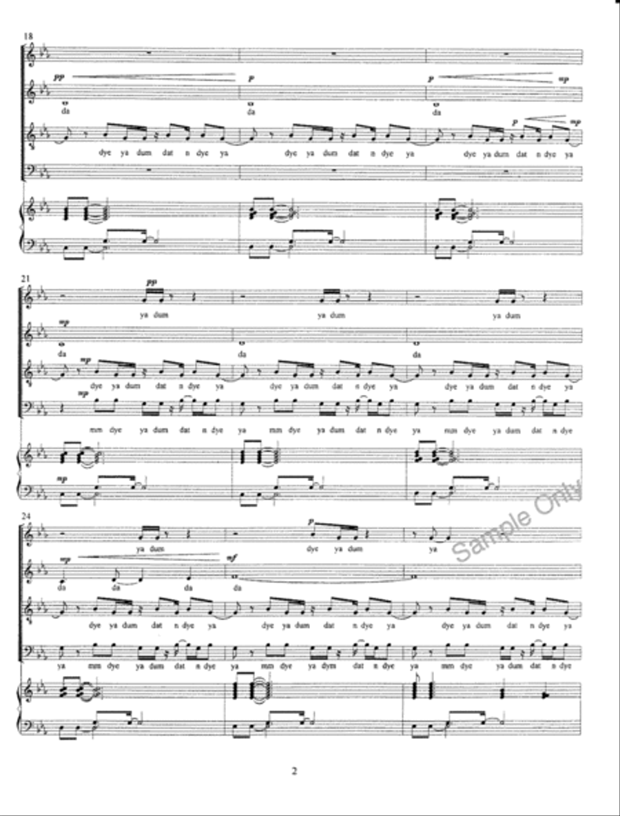 Blue Car Blue Night Blue Car Blue Night 4-Part scores gallery preview page 3