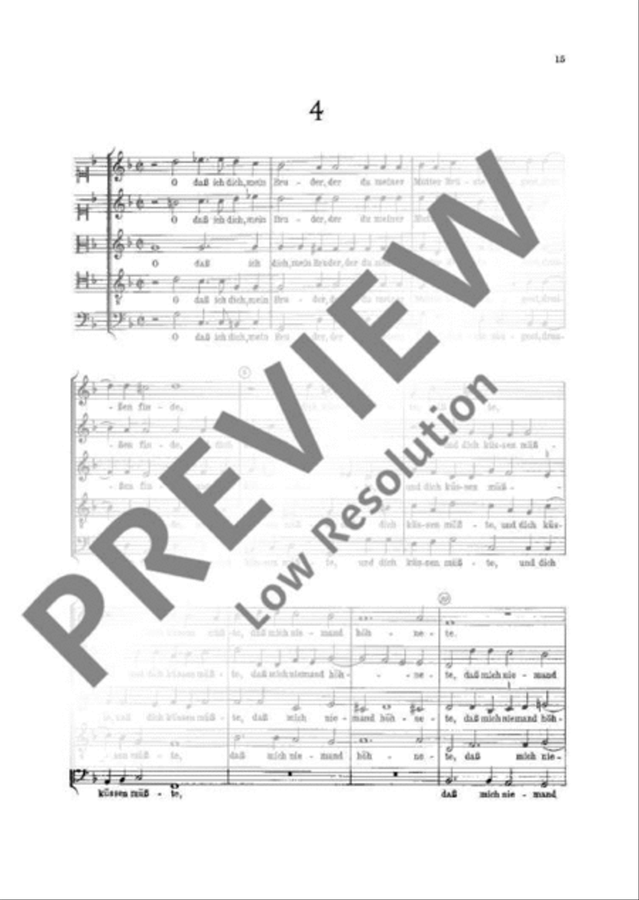 Five Song of Salomon motets Mixed Choir scores gallery preview page 16