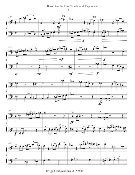 Guthrie: Brass Duet Book for Trombone & Euphonium image number null