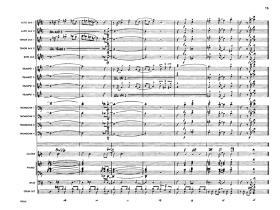 You Can't Get There From Here! Jazz Ensemble scores gallery preview page 16