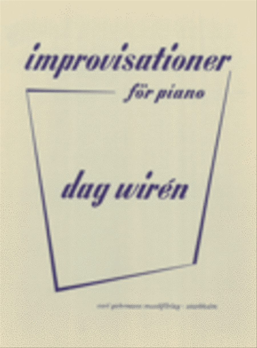 Improvisationer Piano Solo scores gallery preview page 1