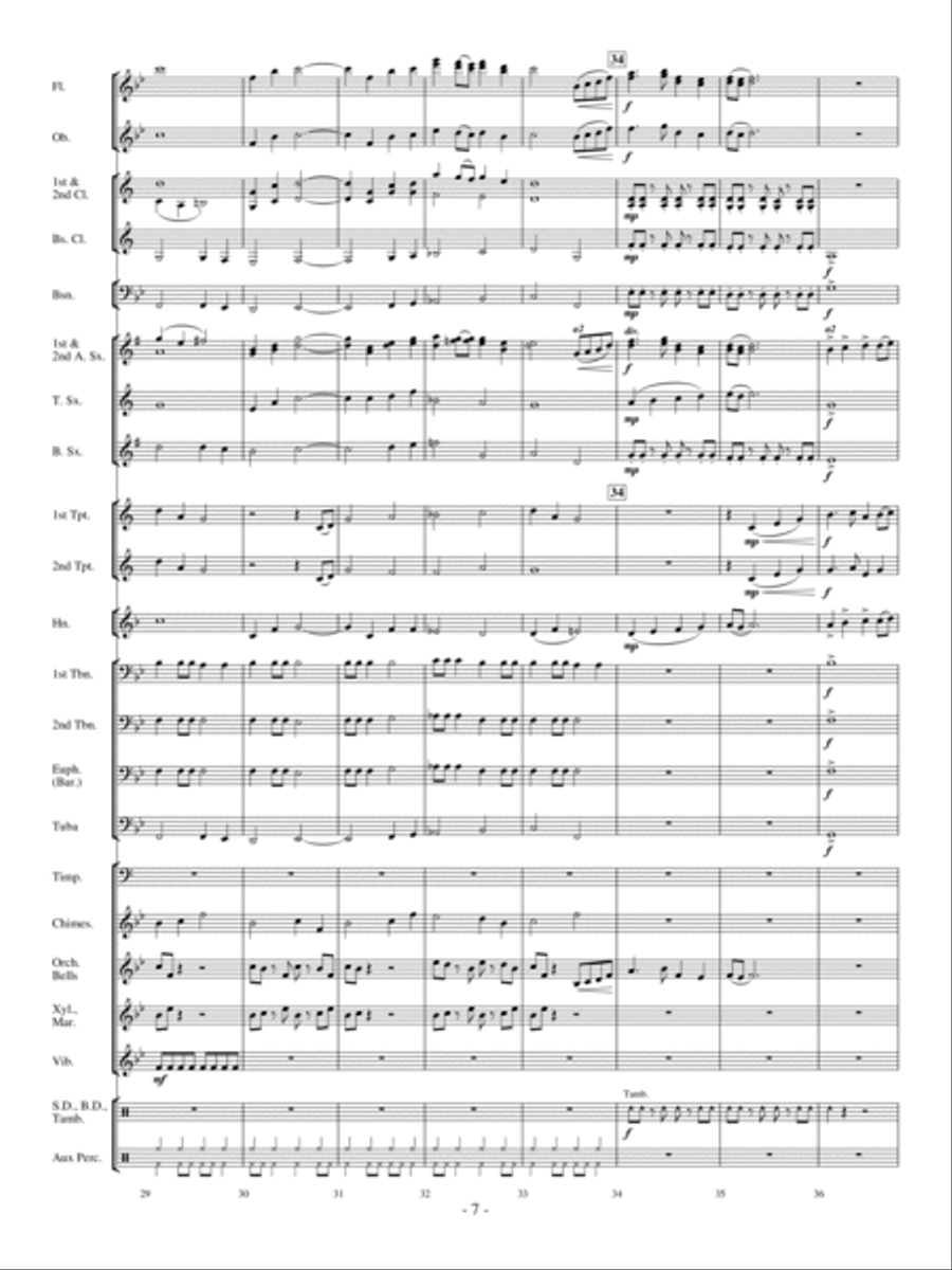 Andromeda Concert Band scores gallery preview page 6