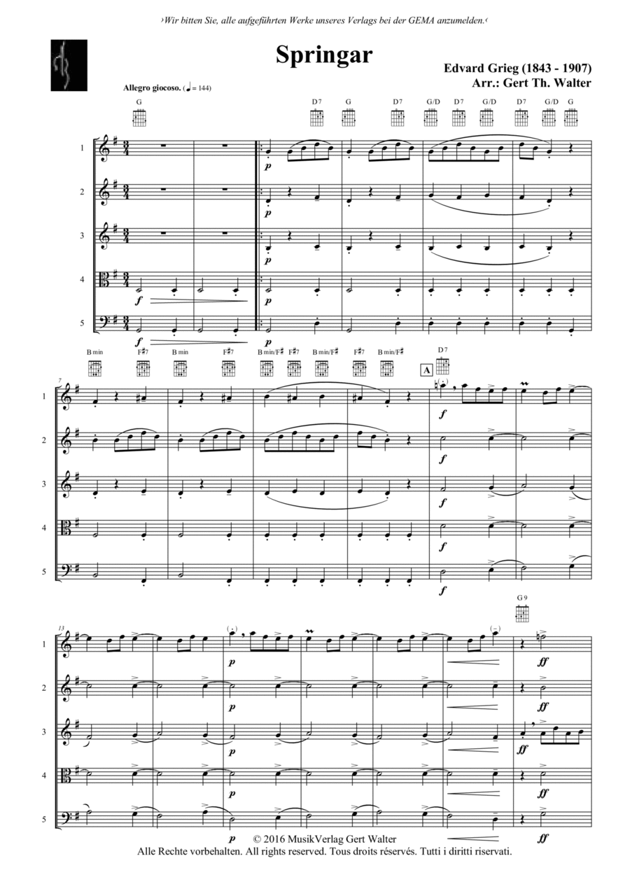 Springar School and Community scores gallery preview page 1