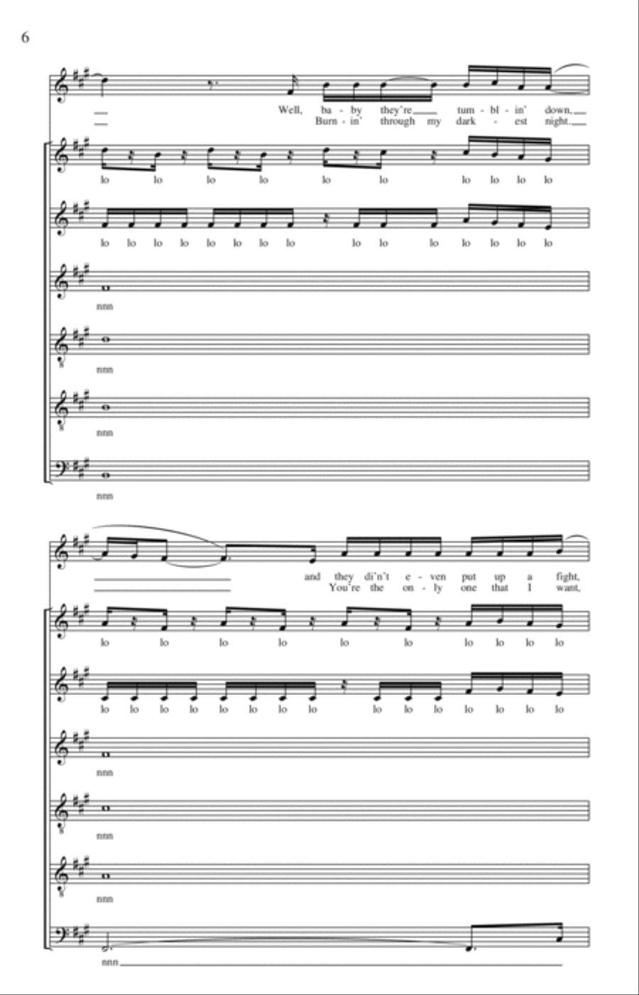 Halo (arr. Deke Sharon) Halo (arr. Deke Sharon) 4-Part scores gallery preview page 4