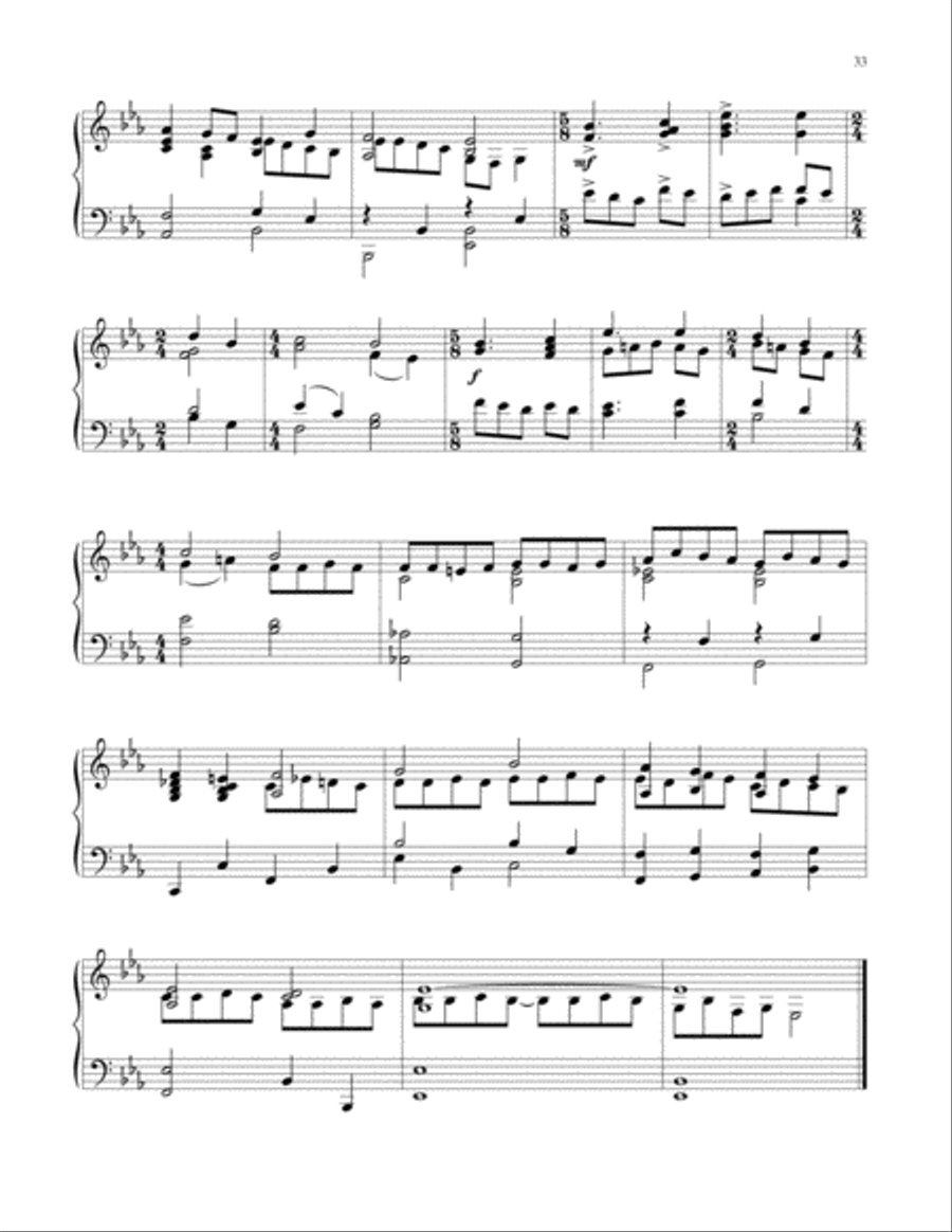 Grace and Peace Vol 8 Songs of lament and Longing Piano Solo scores gallery preview page 34