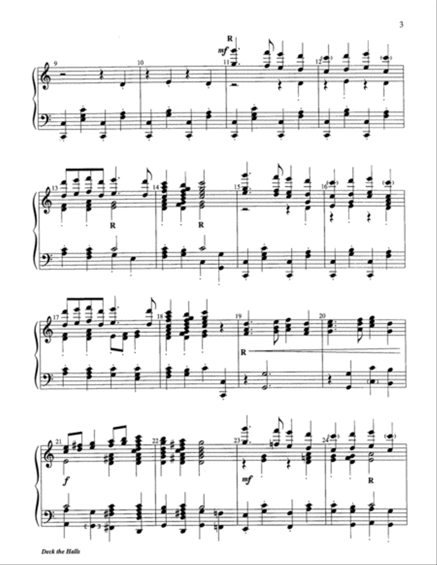 Deck the Halls 5-Octaves scores gallery preview page 9