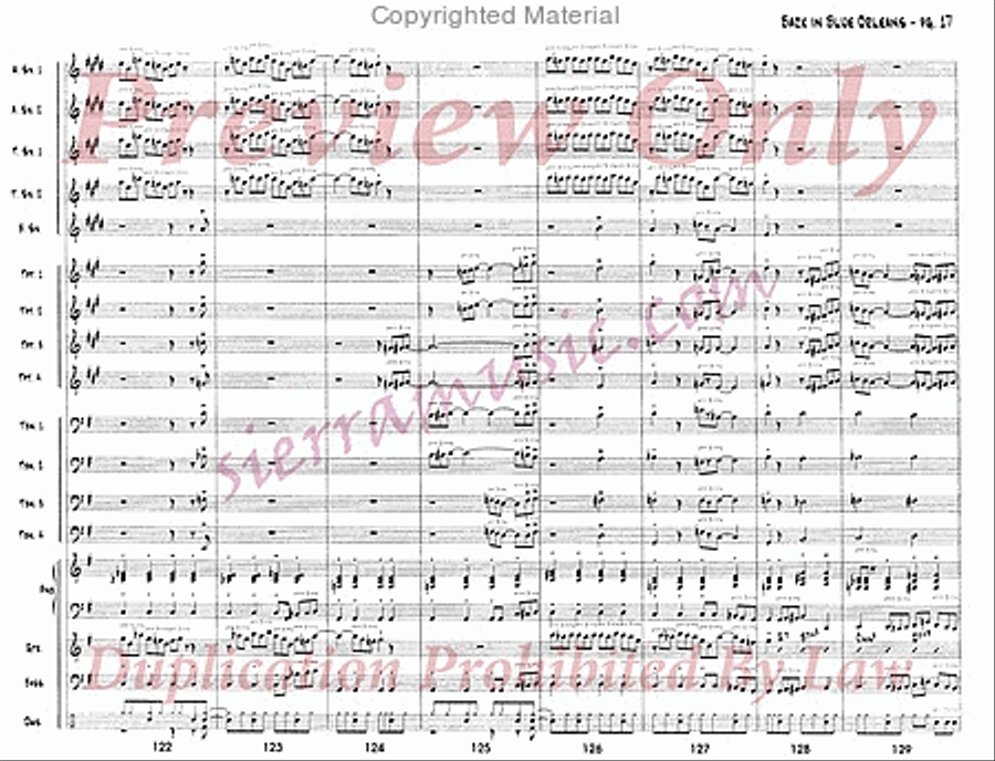Back In Blue Orleans Back In Blue Orleans Big Band scores gallery preview page 18