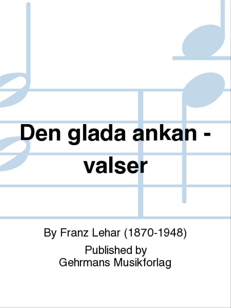 Den glada ankan - valser Voice scores gallery preview page 1