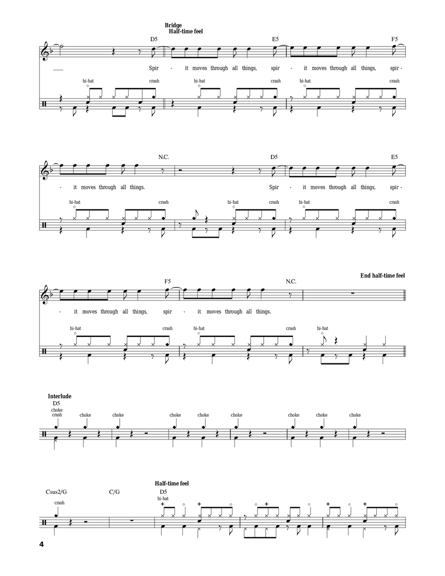 Science Science Drum Set scores gallery preview page 4