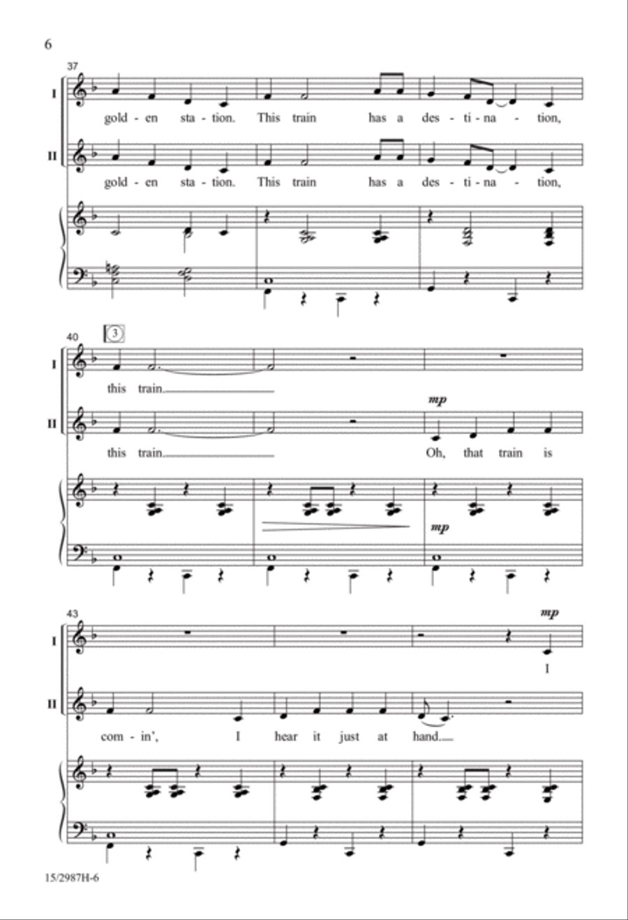 Bound for Glory! 2-Part scores gallery preview page 6