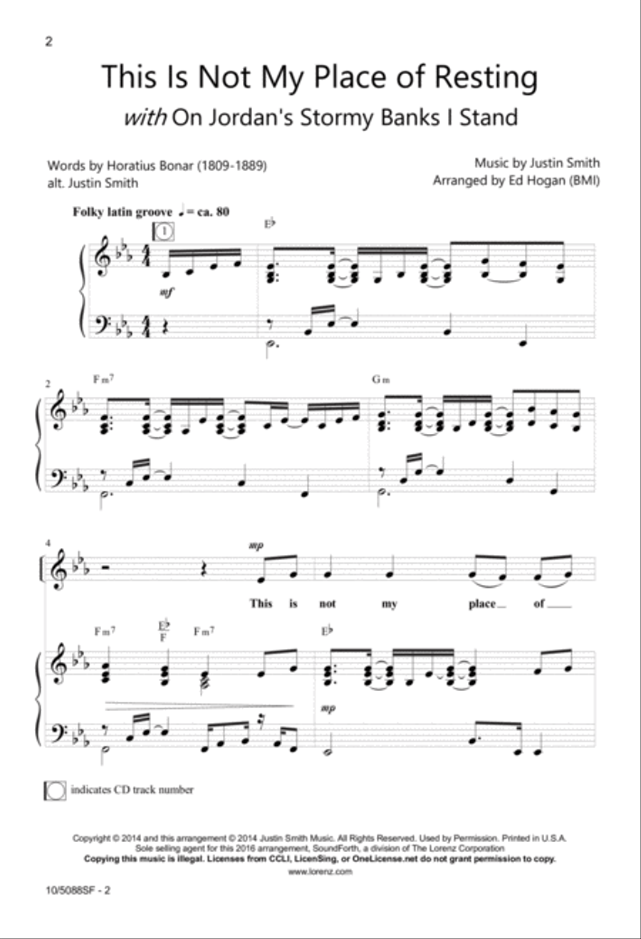 This Is Not My Place of Resting 4-Part scores gallery preview page 2