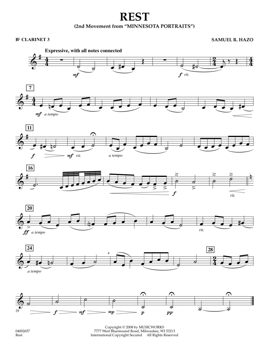 Rest (Mvt. 2 of 