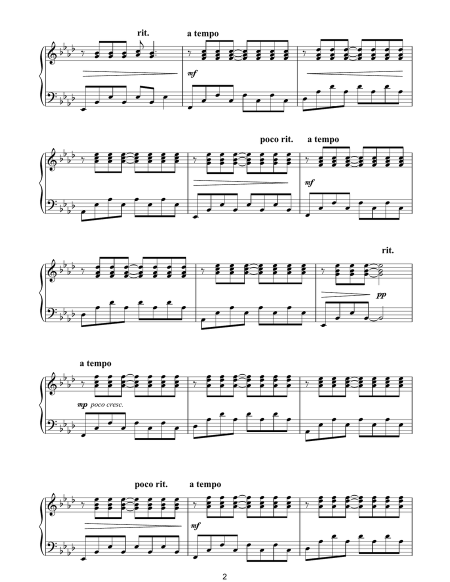 Dietro Casa Dietro Casa Piano Solo scores gallery preview page 2