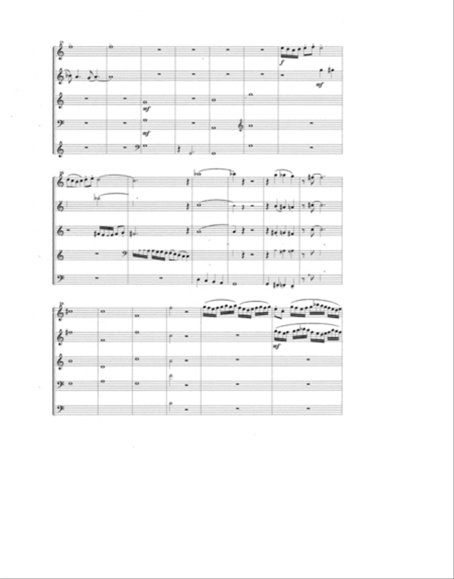 [Luening] Divertimento Woodwind Quintet scores gallery preview page 5