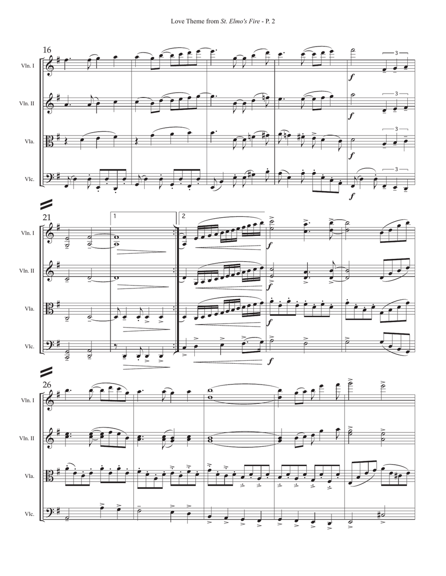 Love Theme From "st. Elmo's Fire" image number null