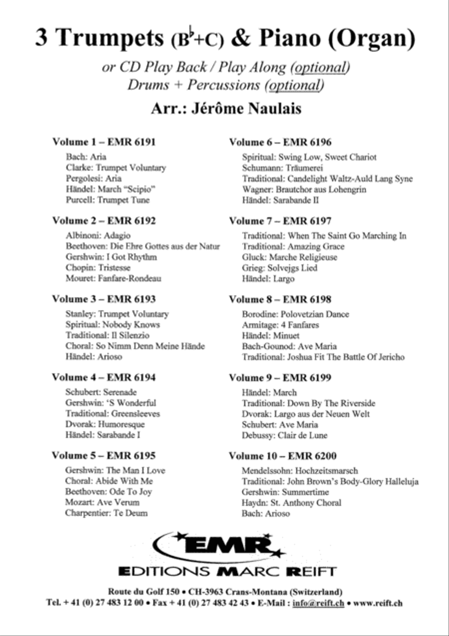 Album Volume 9 Trumpet Trio scores gallery preview page 16