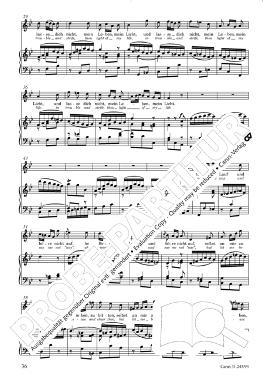 St. John Passion (Johannes-Passion) 4-Part scores gallery preview page 37