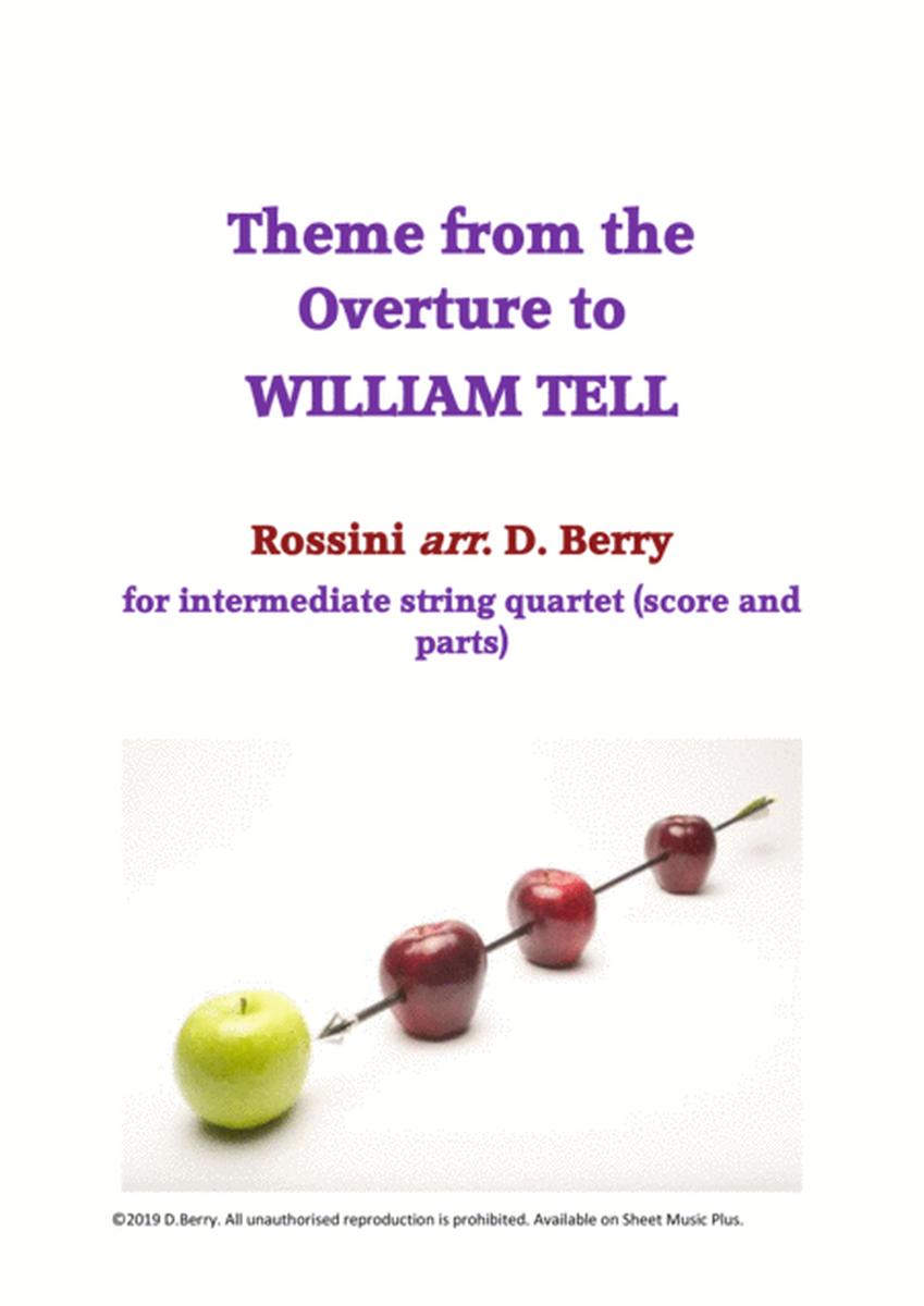 Theme from the Overture to William Tell (String Quartet) image number null