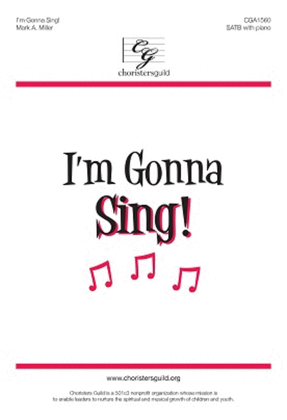 Book cover for I'm Gonna Sing!