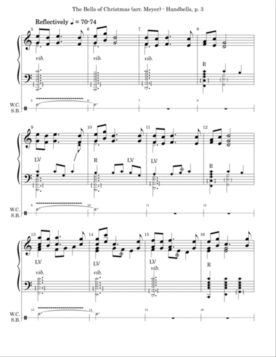 The Bells Of Christmas Handbell Choir scores gallery preview page 3