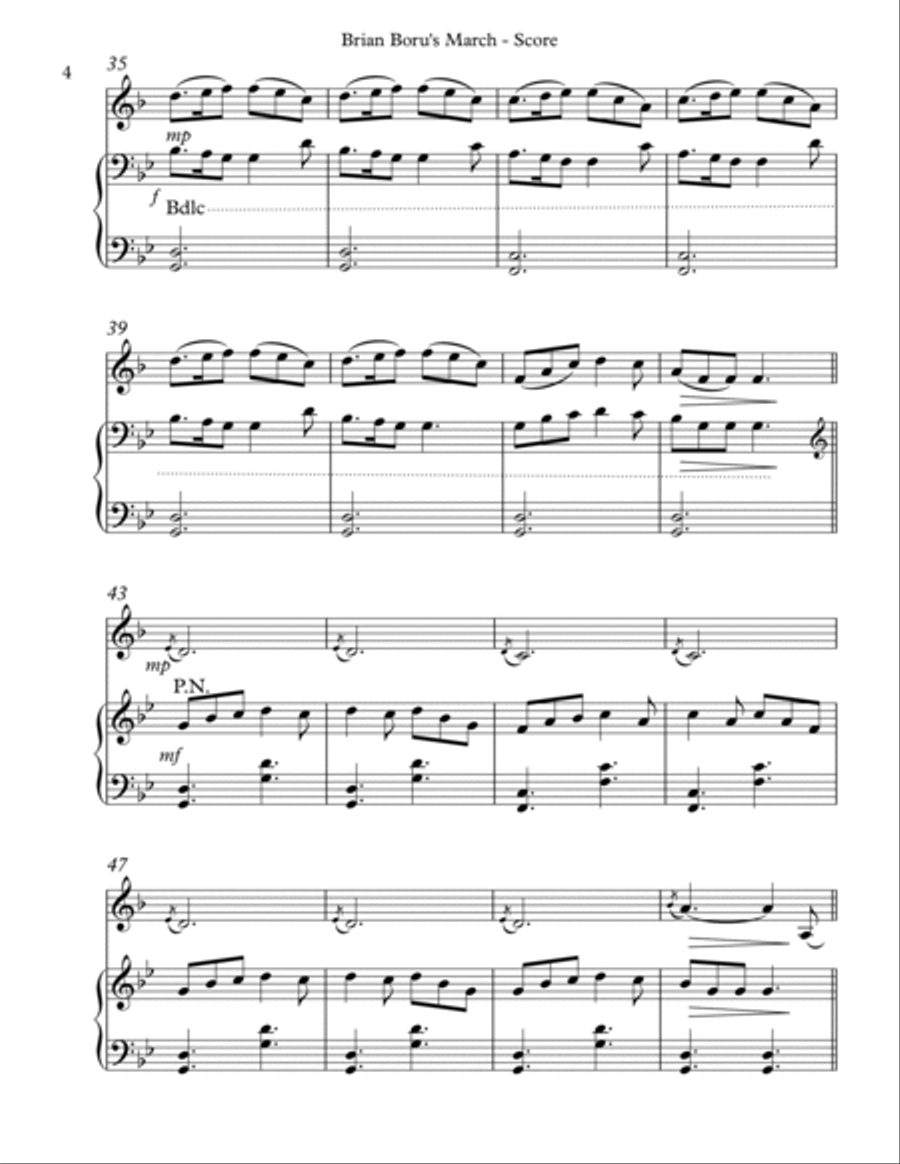 Brian Boru’s March, Duet for French Horn and Harp image number null