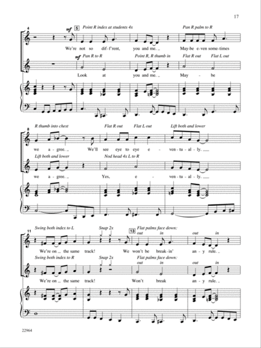 The Big Chill - Teacher's Handbook Unison Choir scores gallery preview page 21