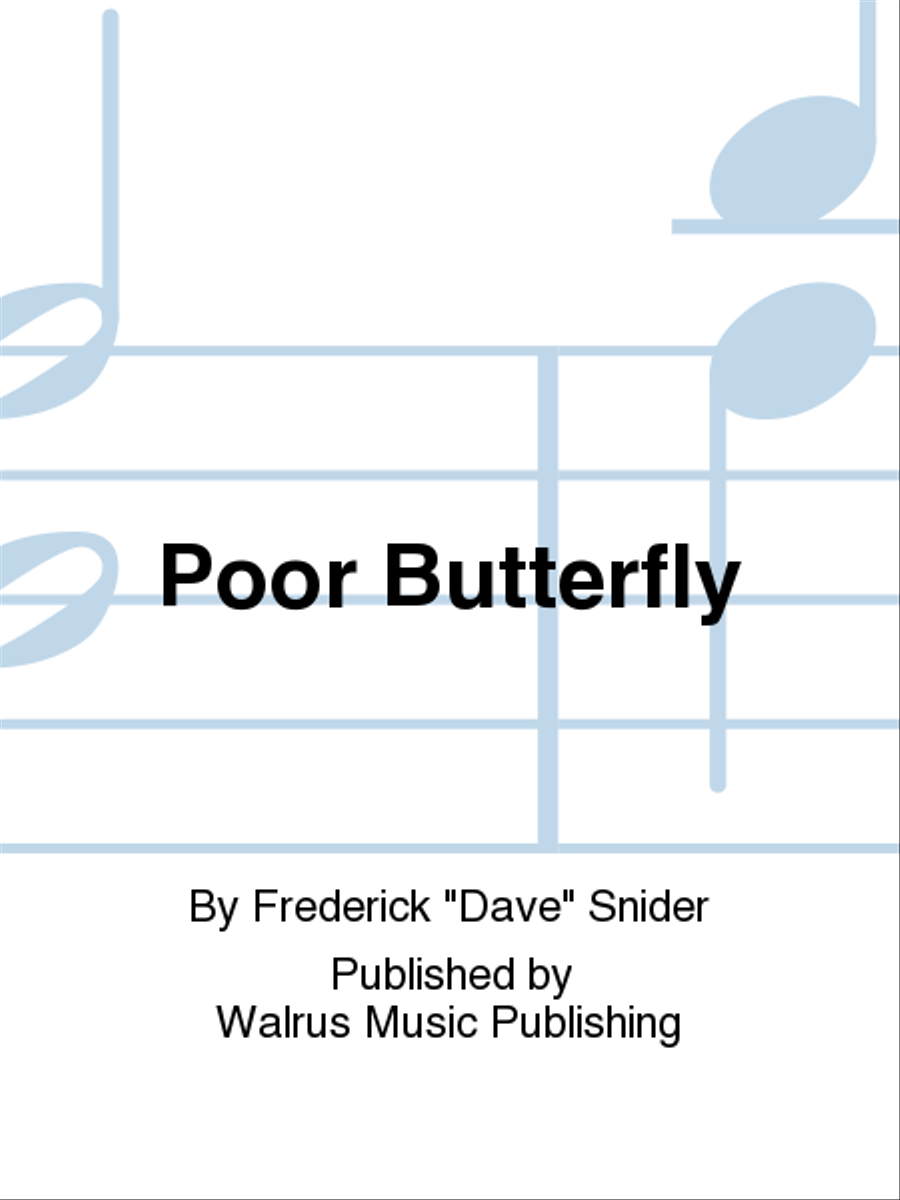 Poor Butterfly Big Band scores gallery preview page 1