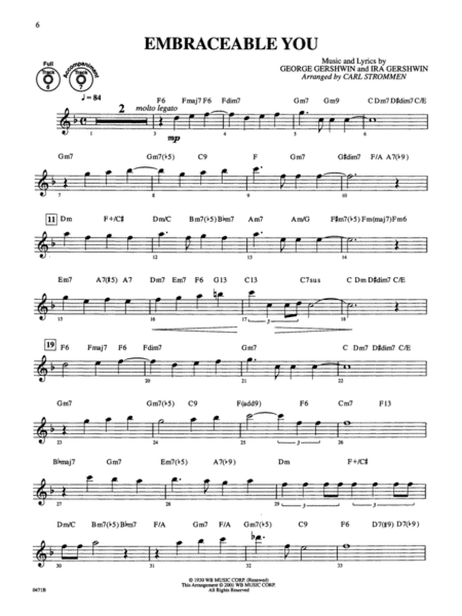 Gershwin By Special Arrangement - Flute/Oboe