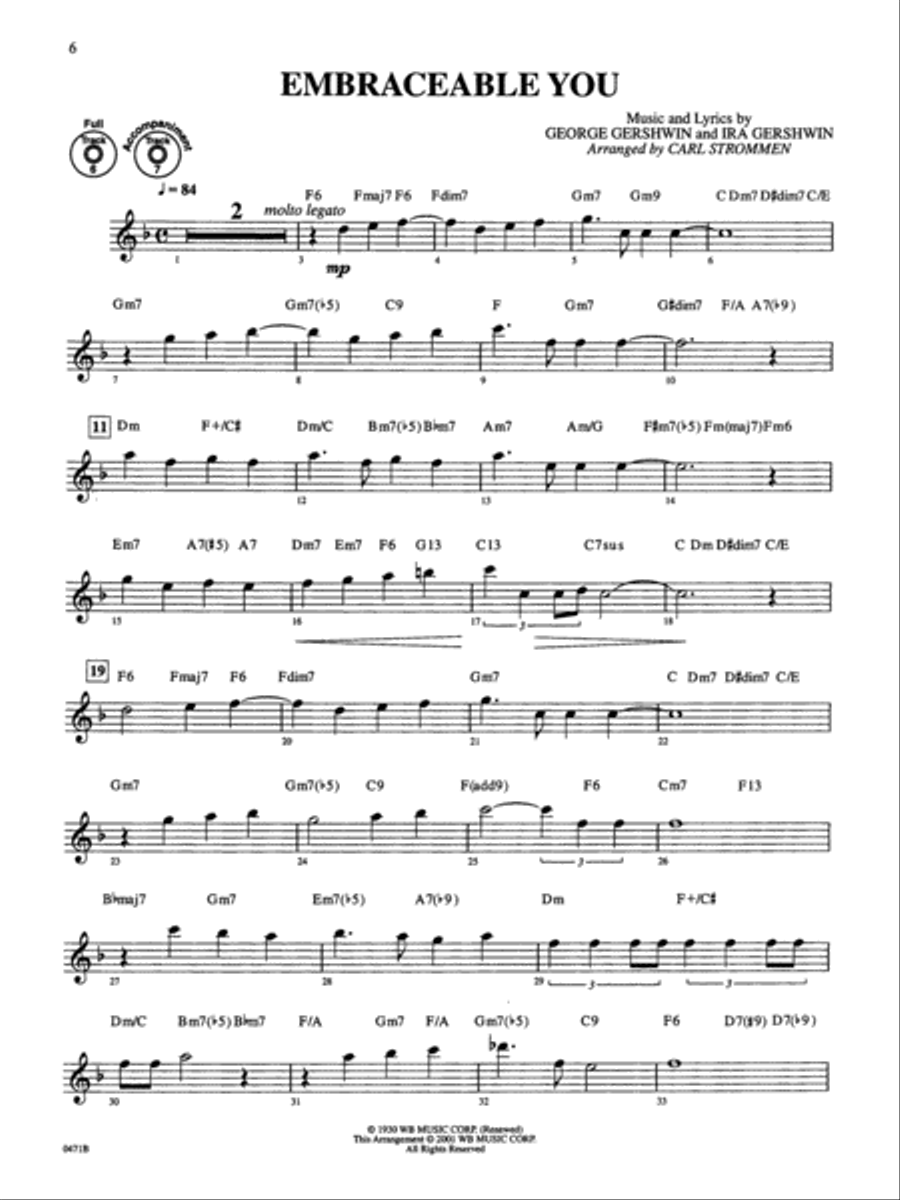 Gershwin By Special Arrangement - Flute/Oboe Flute Solo scores gallery preview page 4