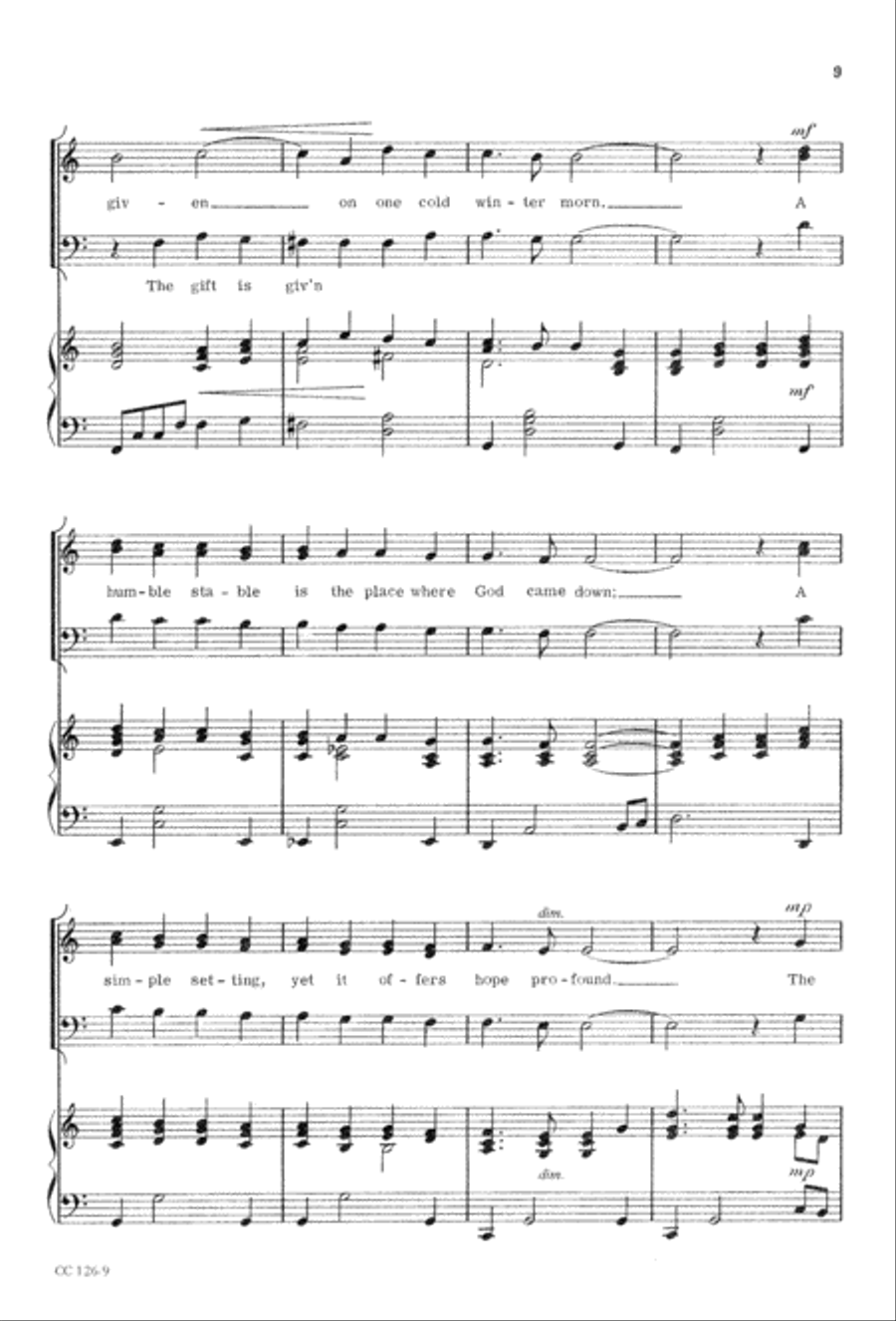 A Simple Christmas 3-Part scores gallery preview page 11